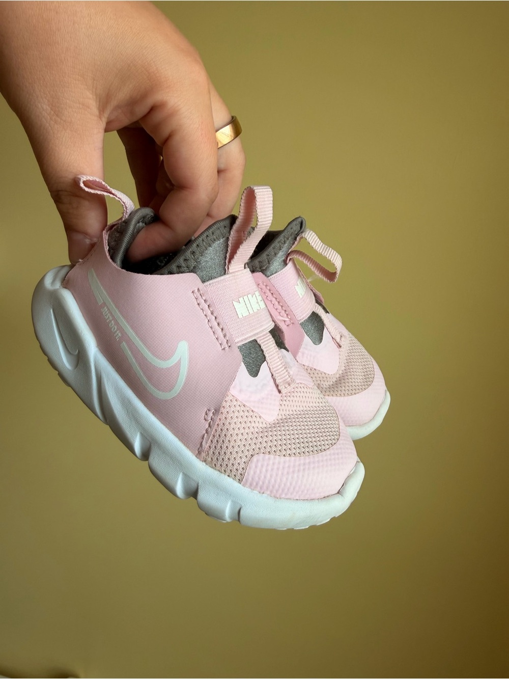 Nike Kids Pink Slip-On Athletic Sneakers